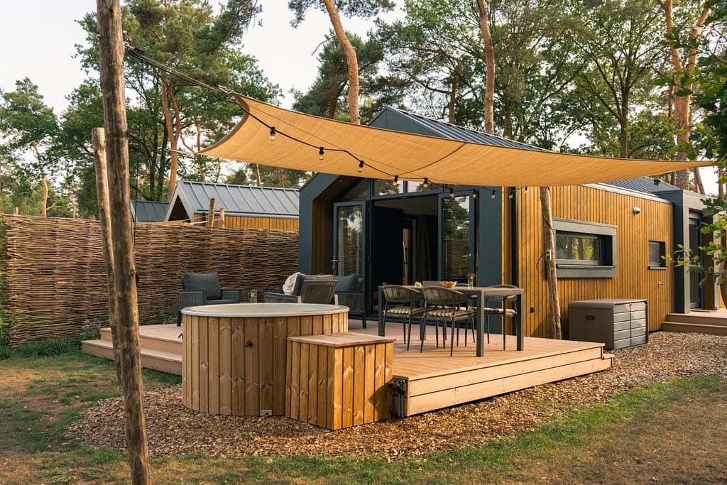 Hofparken De Bergvennen Boslodge Hottub in Overijssel - foto 1