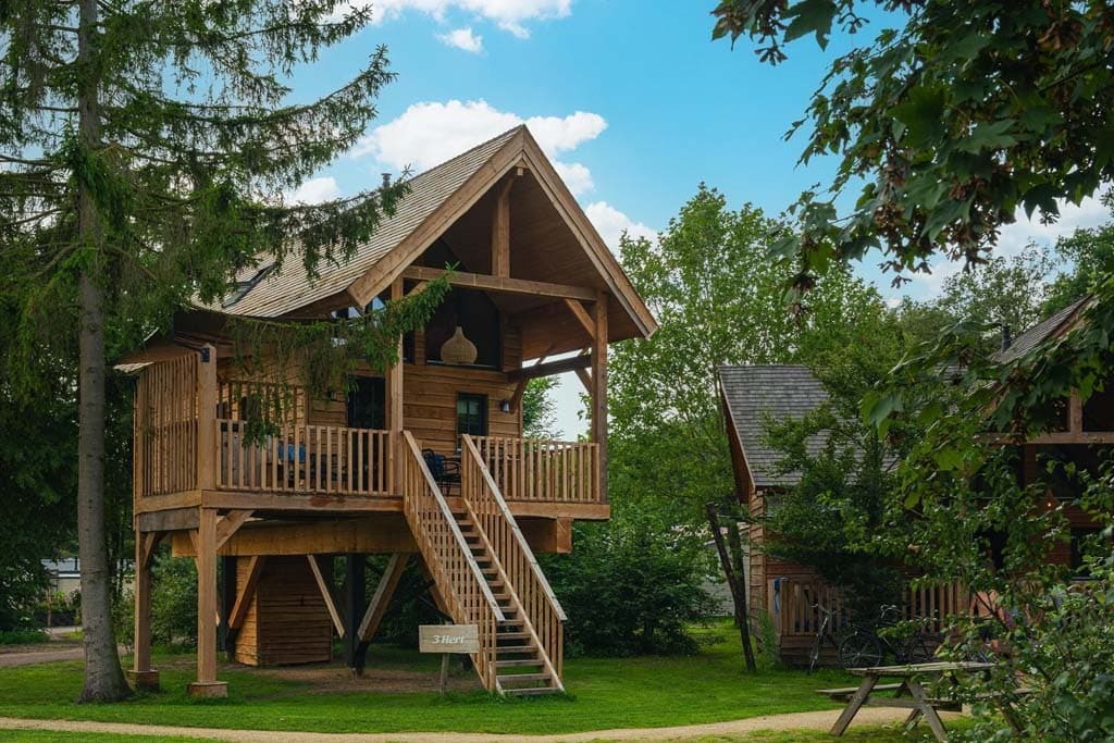 Vakantiepark Sandberghe Boomhut met Bubbelbad in Overijssel