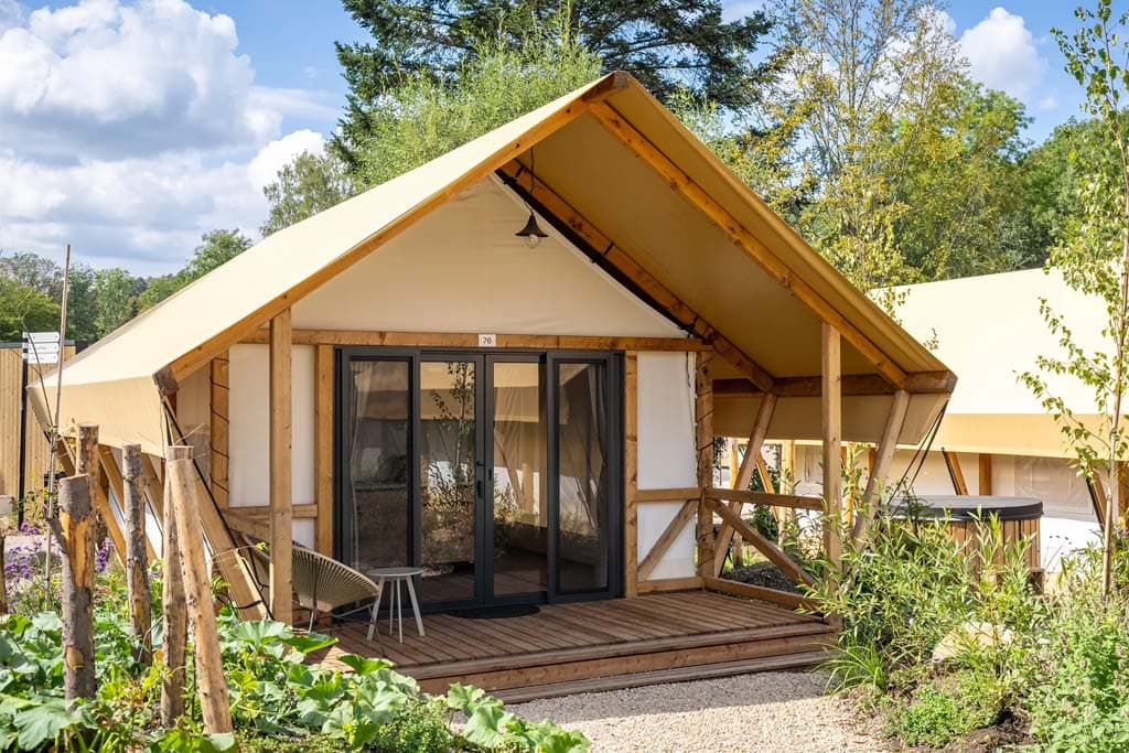 Landal Resort Val de Bois Durbuy Hottub Glampingtent in België - foto 2