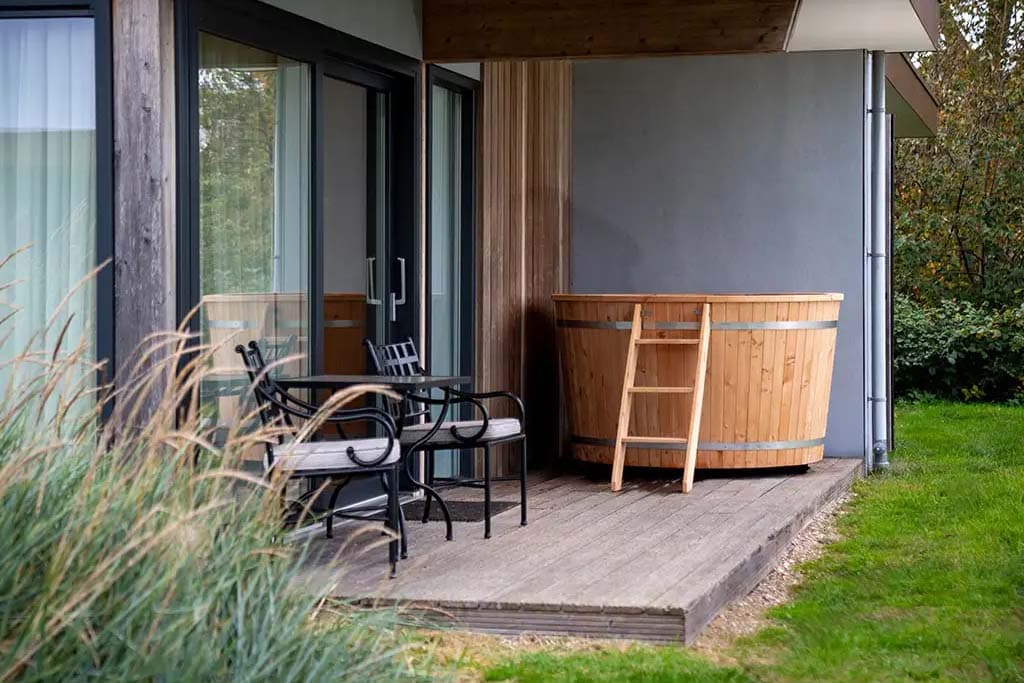 Vipio Tuin Suite met Hottub huisje met jacuzzi