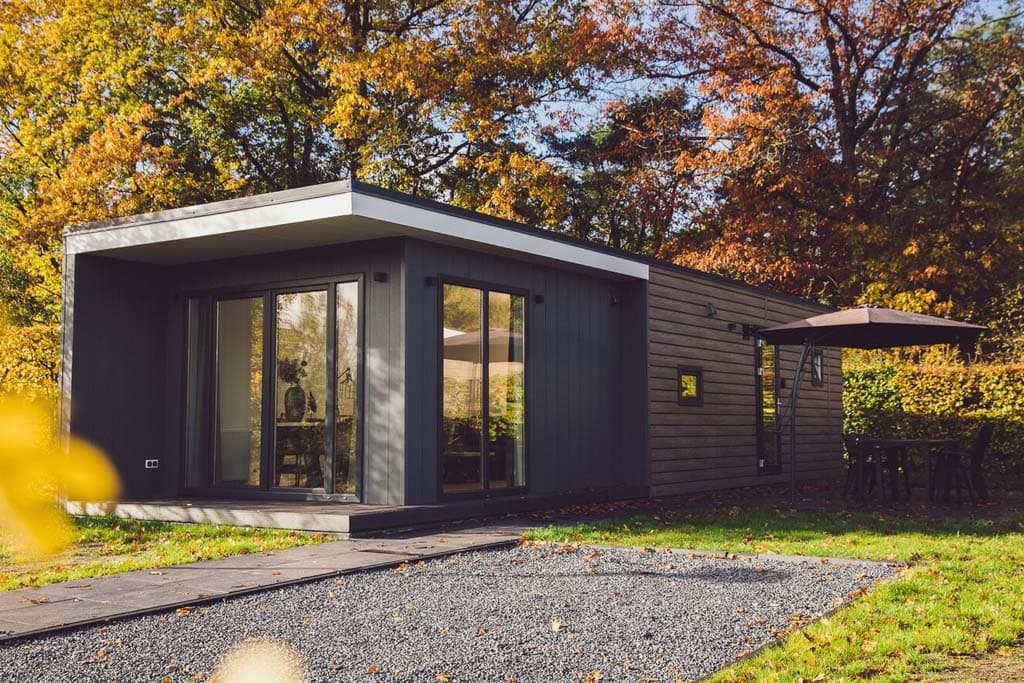 Hölte Tiny Cabin met Hottub huisje met jacuzzi