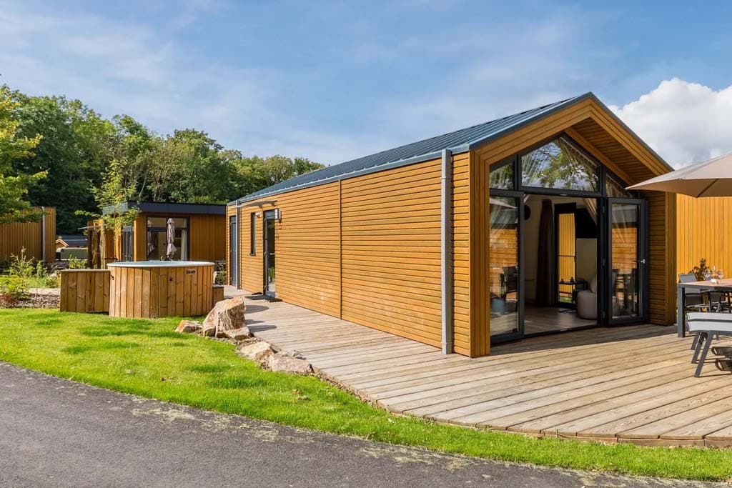 Landal Resort Namur Natur Lodge huisje met jacuzzi