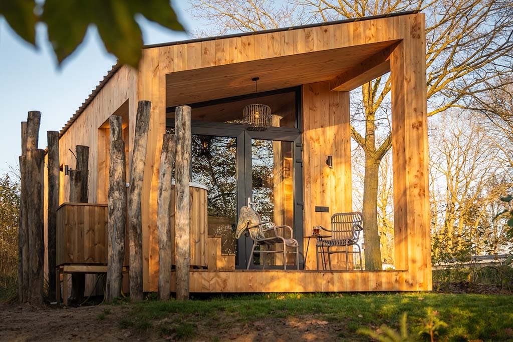 Vakantiepark Sandberghe Wellness Duynzicht huisje met jacuzzi